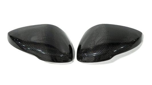 OLM Full Replacement Carbon Fiber Mirror Covers w/Turn Signal - 2022+ Honda Civic / Type R / 2023+ Acura Integra - VTEC SLAYER