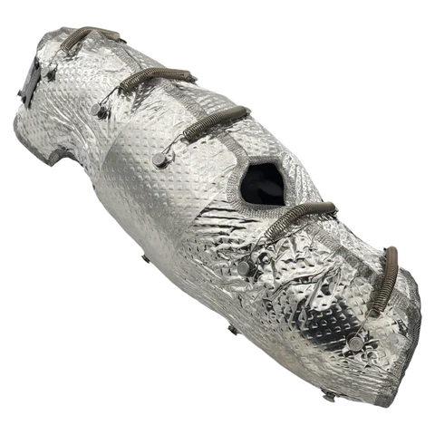 PTP 5" Hybrid Downpipe Blanket for 2017+ Honda Civic Type R, Accord 2.0T, Acura RDX, TLX