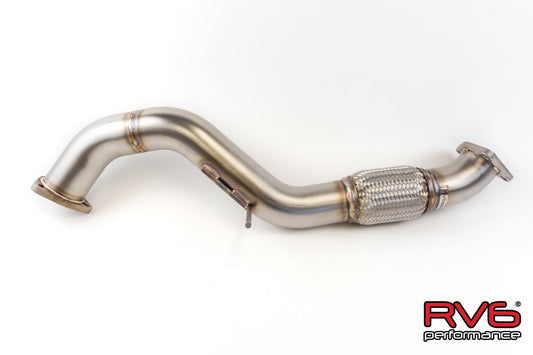 RV6 Front Pipe for 2017+ Honda Civic Type R FK8