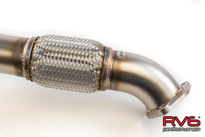 RV6 Front Pipe for 2017+ Honda Civic Type R FK8