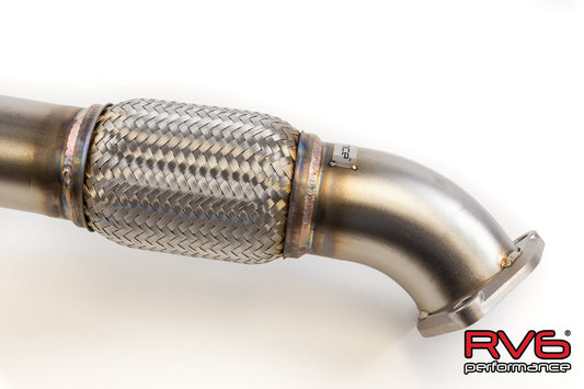 RV6 Front Pipe for 2017+ Honda Civic Type R FK8