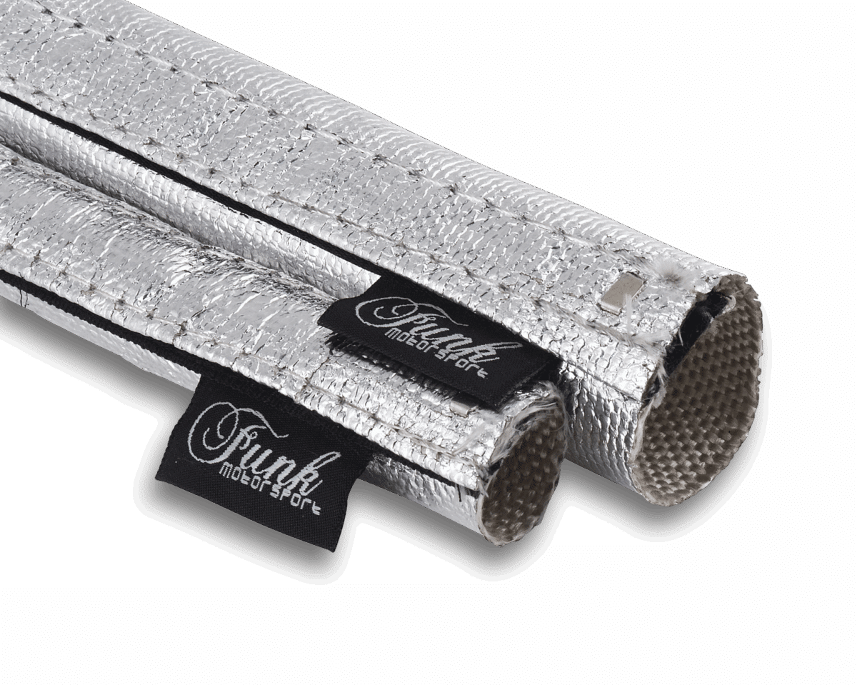 Funk Motorsport - Silver Vecro Heat Sleeving Shroud