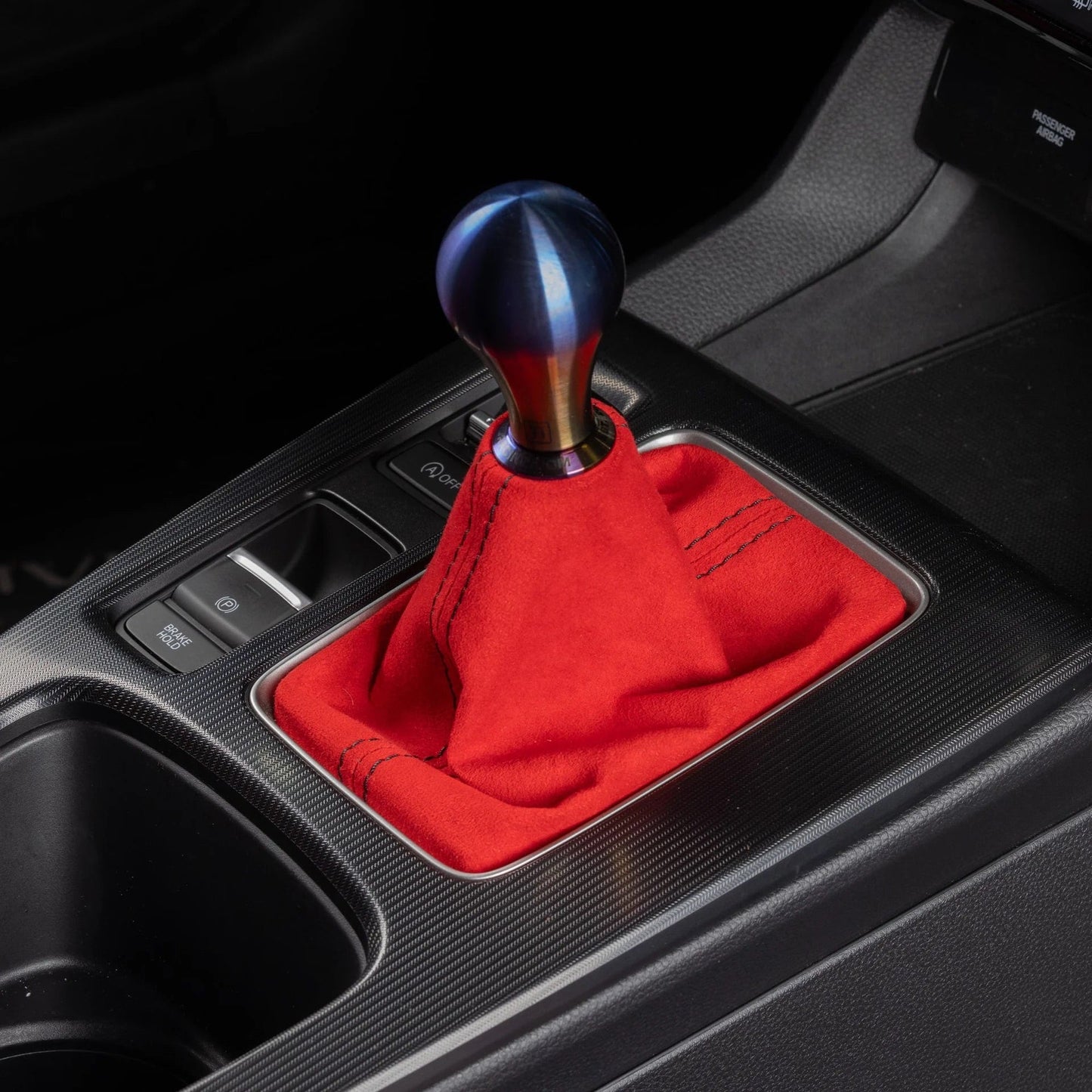 Funda de cambio de Alcantara de competición híbrida