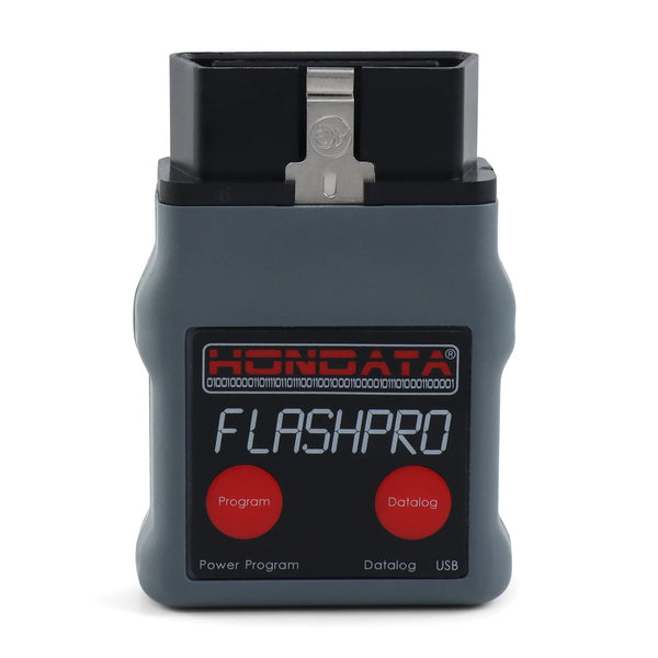 Hondata FlashPro device connected to Honda Civic ECU