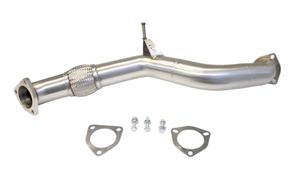PLM Power Driven Front Pipe 3-inch Stainless Steel – fits 2023+ Honda Civic Type R FL5 (side view)