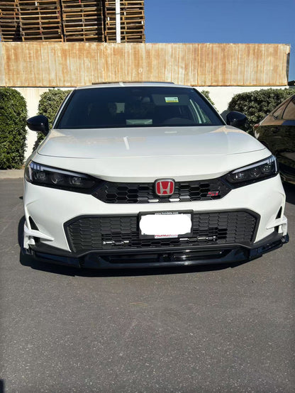 SWA 2025+ 11th Gen Civic (Facelifted) SWA Design 5 Pc Front Lip with Color Matched Side Splitters