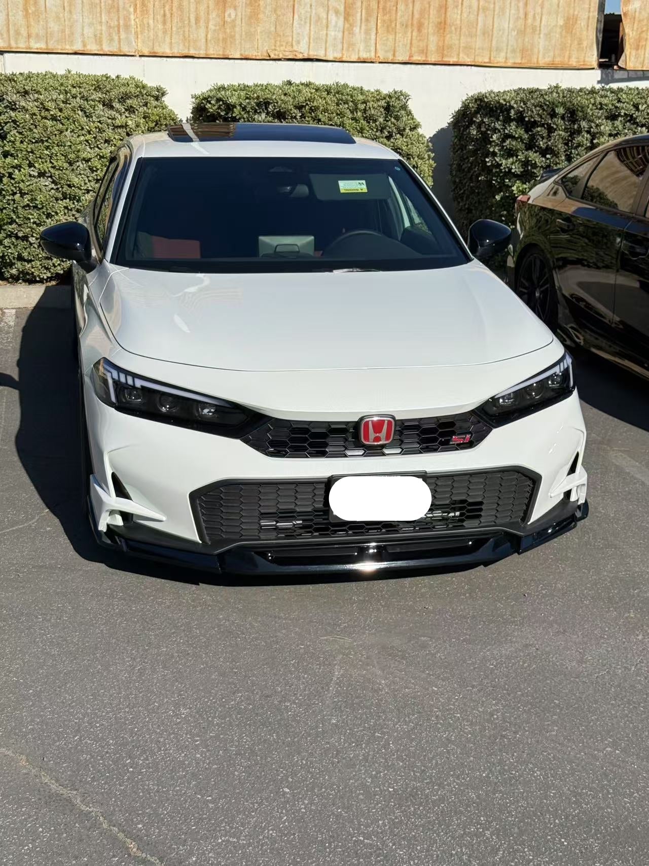 SWA 2025+ 11th Gen Civic (Facelifted) SWA Design 5 Pc Front Lip with Color Matched Side Splitters