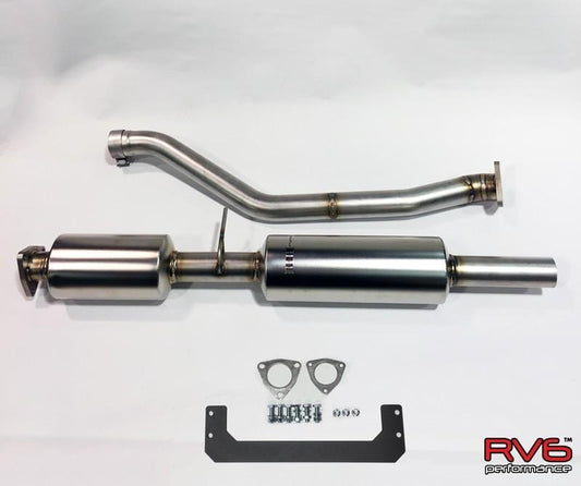 RV6 Double Resonated Midpipe for 2013 - 2017 Accord 3.5L V6