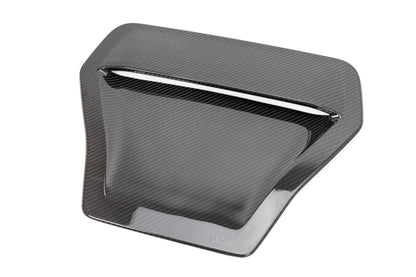 OLM LE Carbon Fiber Hood Scoop Cover - 2017 - 2021 Honda Civic Type R - VTEC SLAYER