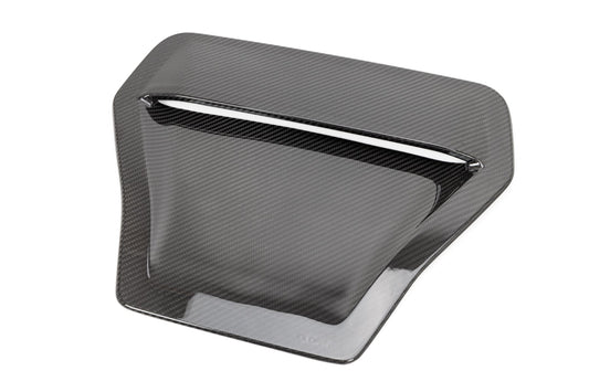 OLM LE Carbon Fiber Hood Scoop Cover - 2017 - 2021 Honda Civic Type R - VTEC SLAYER