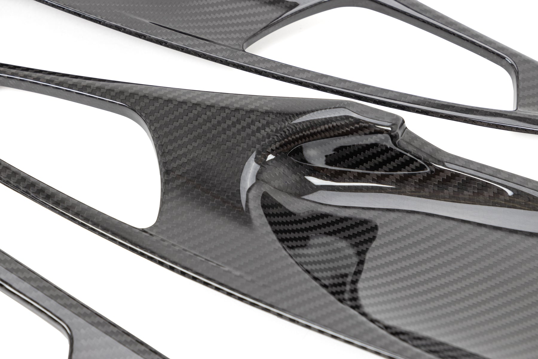 OLM LE Carbon Fiber Interior Door Handle Trim Covers (Full Set) - 2016 - 21 Honda Civic / 2017-21 Honda Civic Type R - VTEC SLAYER