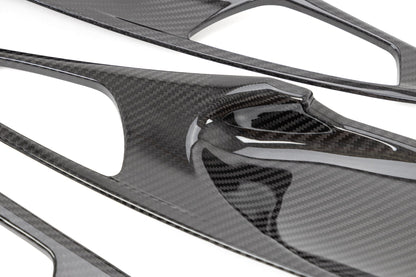OLM LE Carbon Fiber Interior Door Handle Trim Covers (Full Set) - 2016 - 21 Honda Civic / 2017-21 Honda Civic Type R - VTEC SLAYER