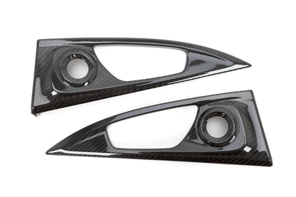 OLM LE Carbon Fiber Interior Door Handle Trim Covers (Full Set) - 2016 - 21 Honda Civic / 2017-21 Honda Civic Type R - VTEC SLAYER