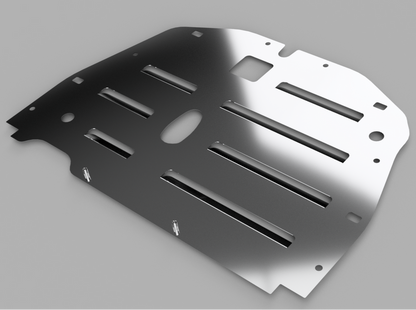 PLM Vented Engine Splash Guard Plate - 2017+ Honda Civic Type R FK8 2.0T