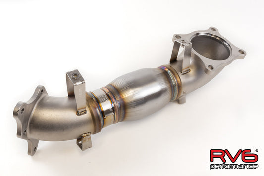 Bajante con catalizador de alta temperatura RV6 para Civic Type-R ITS 2.0T FK8/FL5/DE5 (modelos 2017 y posteriores)