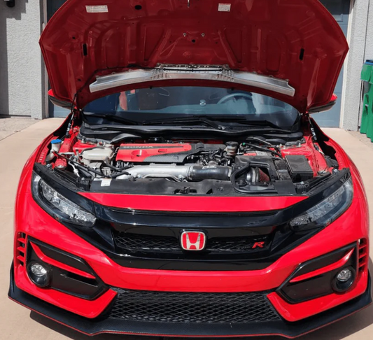 WOT Performance Hood Struts Installed on Civic Type R FK8
