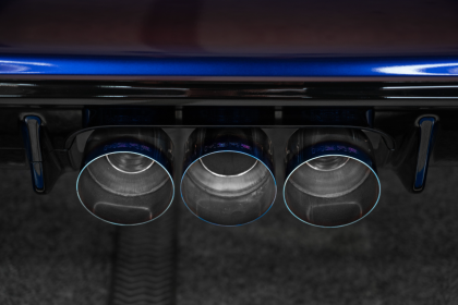 Kit de escape Cat-Back de 3 pulgadas con puntas triples quemadas MBRP para Honda Civic Type R T304 SS 2023+