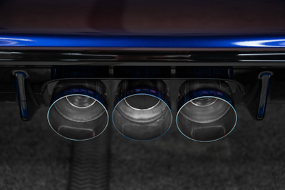 Kit de escape Cat-Back de 3 pulgadas con puntas triples quemadas MBRP para Honda Civic Type R T304 SS 2023+