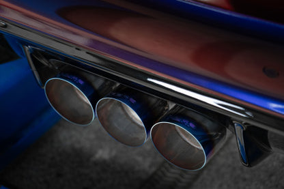 Kit de escape Cat-Back de 3 pulgadas con puntas triples quemadas MBRP para Honda Civic Type R T304 SS 2023+
