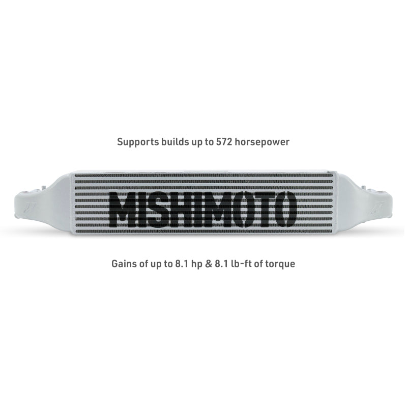 Kit de intercooler Mishimoto para Honda Civic 1.5T 2022+ - Intercooler plateado - Tuberías negras