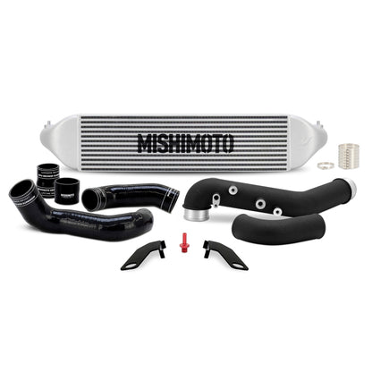 Kit de intercooler Mishimoto para Honda Civic Type-R 2023+ con tuberías - Intercooler plateado/Tuberías negras