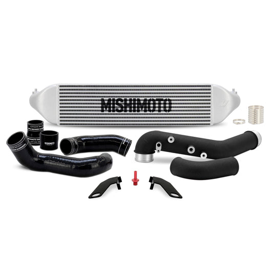 Kit de intercooler Mishimoto para Honda Civic Type-R 2023+ con tuberías - Intercooler plateado/Tuberías negras