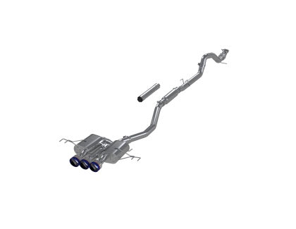 Kit de escape Cat-Back de 3 pulgadas con puntas triples quemadas MBRP para Honda Civic Type R T304 SS 2023+