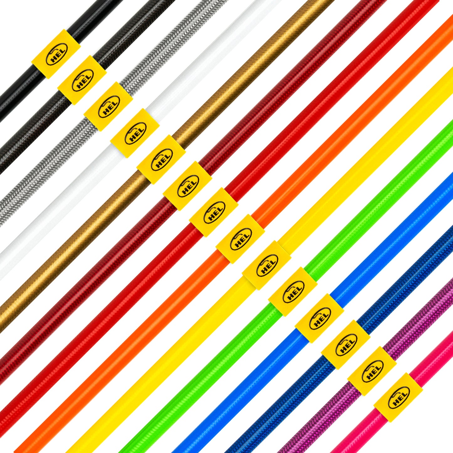 HEL Performance Brake Lines for Honda Jazz 1.2 2008-, Stainless Steel Braided