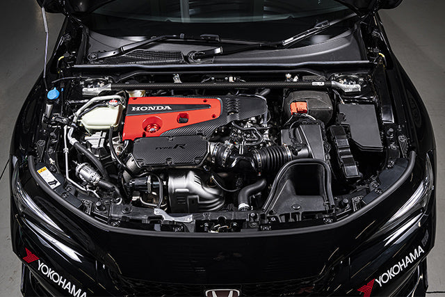HKS Carbon Fiber Front Strut Brace - 2023+ Honda Civic Type R FL5 / 2024+ Integra Type S DE5 2.0T