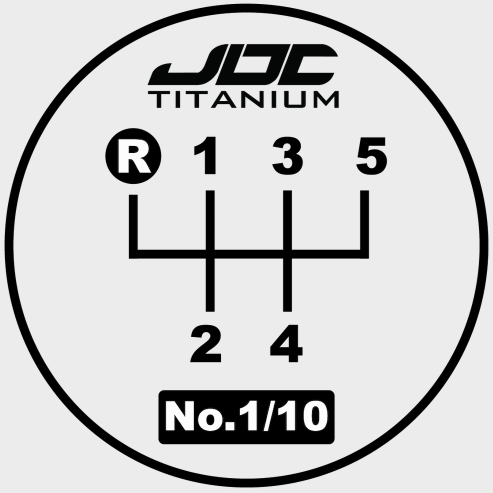 JDC Special Edition Timascus Piston - Type Shift Knob (Universal) - JD Customs U.S.A