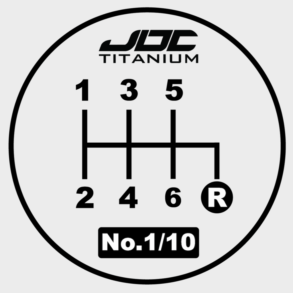 JDC Special Edition Timascus Piston - Type Shift Knob (Universal) - JD Customs U.S.A