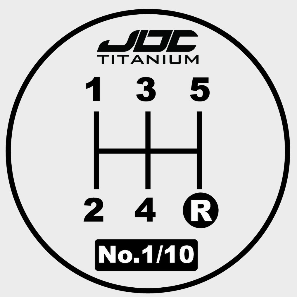 JDC Special Edition Timascus Piston - Type Shift Knob (Universal) - JD Customs U.S.A