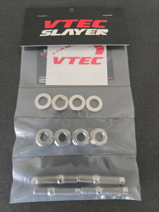 Titanium Exhaust Stud Kit for 2017+ Honda Civic Type R FK8 FL5 DE5 2.0T (Set of 4) - VTEC SLAYER