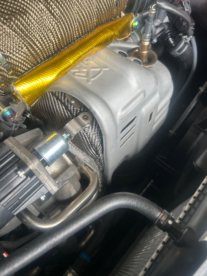 Funk Motorsport | Gold Velcro Heat Shroud Tubing - VTEC SLAYER