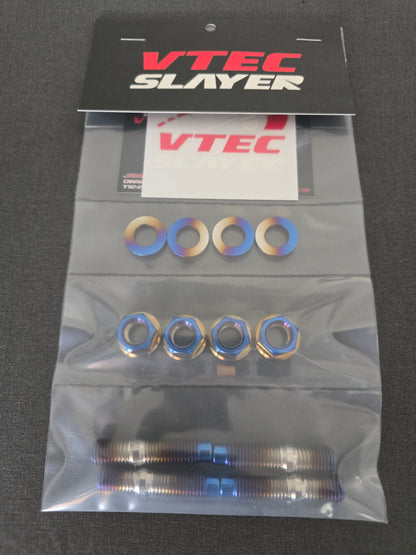 Titanium Exhaust Stud Kit for 2017+ Honda Civic Type R FK8 FL5 DE5 2.0T (Set of 4) - VTEC SLAYER