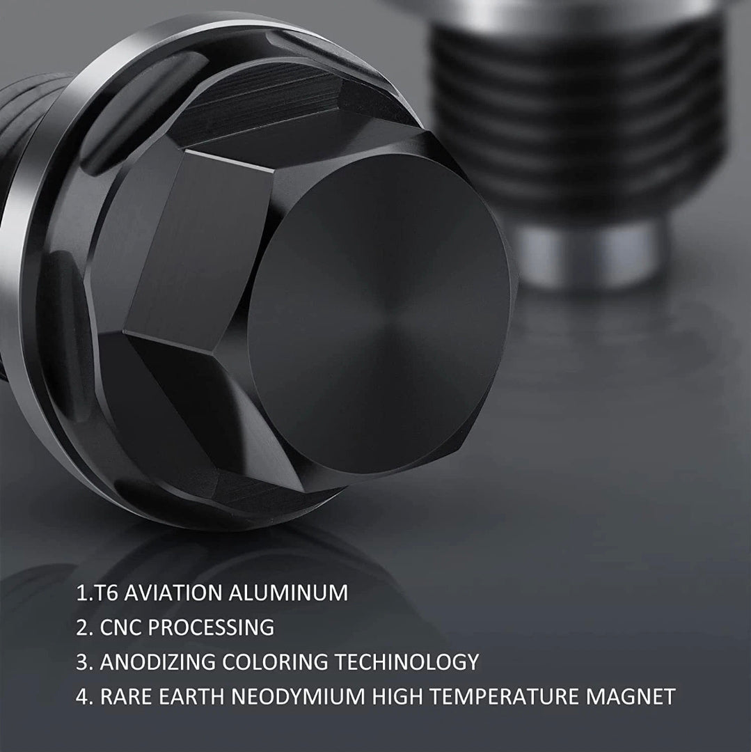 Vtec Slayer M14x1.5 Magnetic Oil Drain Plug Bolt (Honda/Acura)