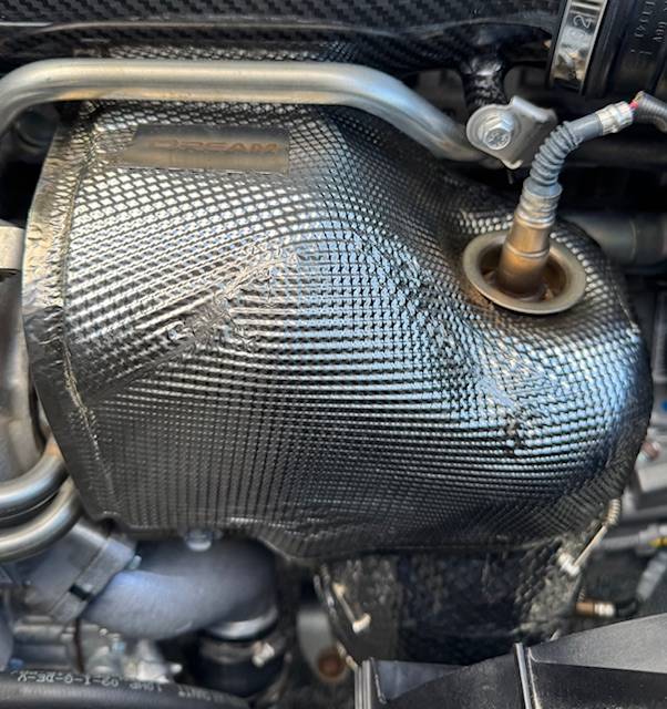 OEM Style Hard Lagged Turbo Heat Shield for 2017+ Honda Civic Type R FK8 FL5 / 2024+ Integra Type S DE5 2.0T