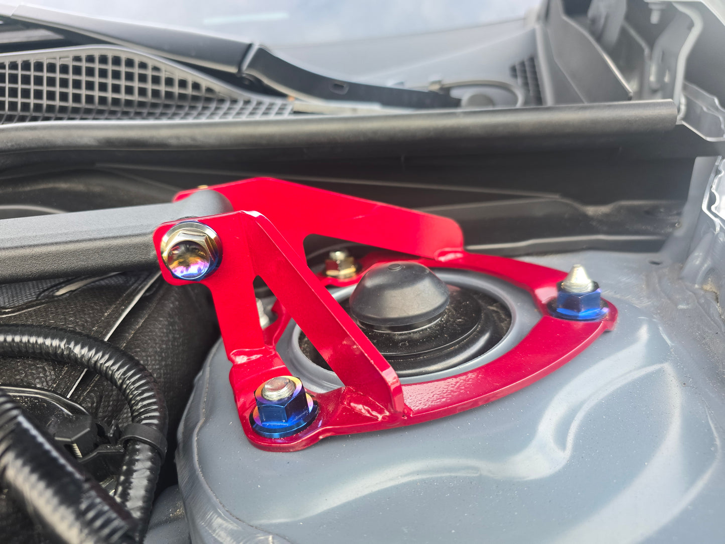 Titanium Front Strut Tower Bar Hardware Kit - 2023 Civic Type R FL5