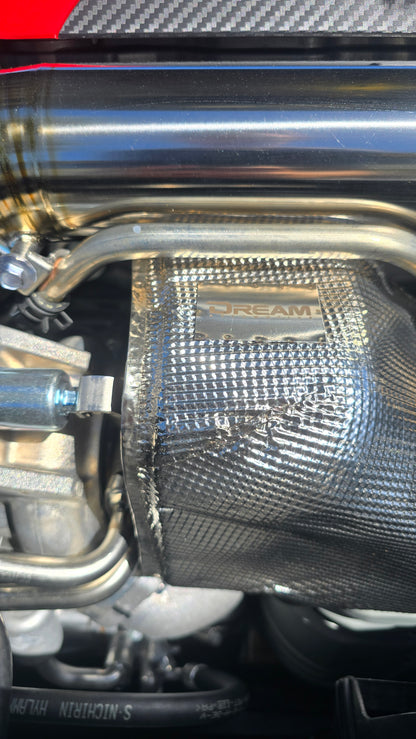 OEM Style Hard Lagged Turbo Heat Shield for 2017+ Honda Civic Type R FK8 FL5 / 2024+ Integra Type S DE5 2.0T