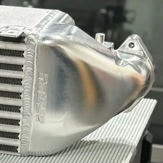 MDR Intercooler end plate engraving close up