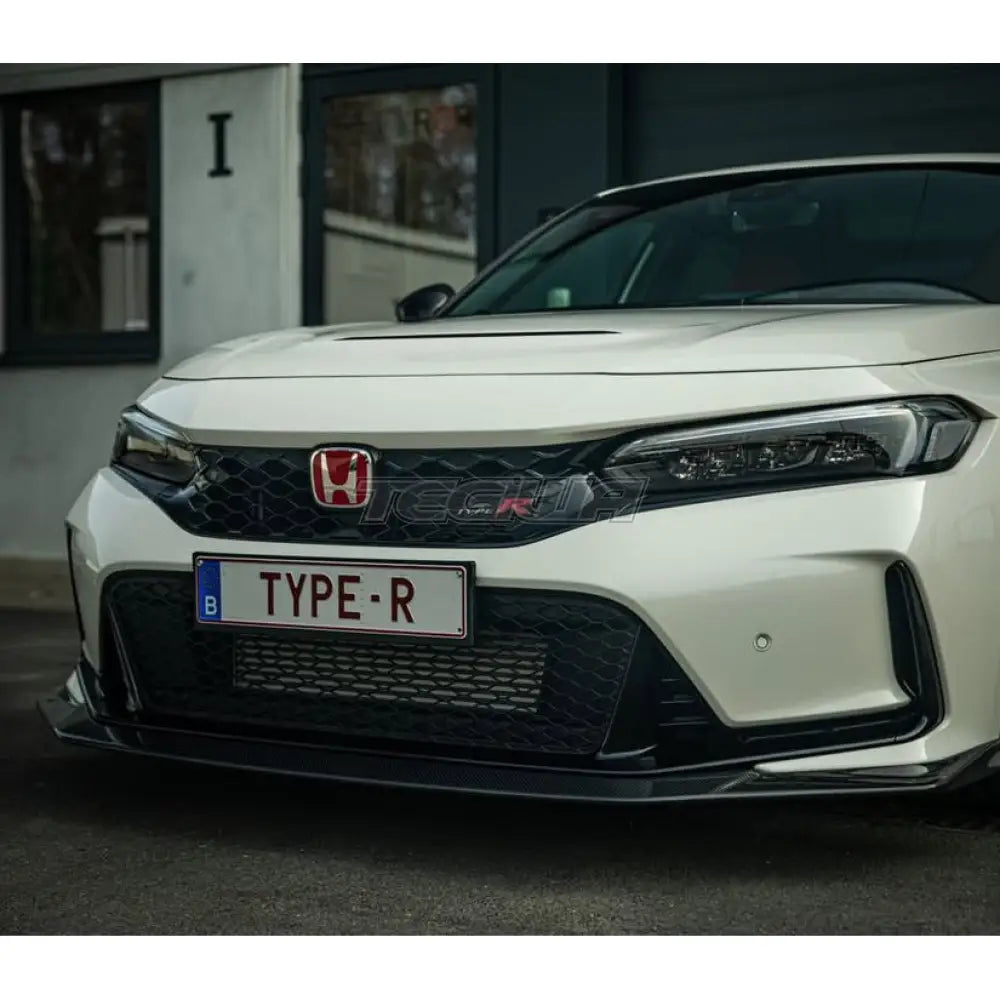 VS-Style Carbon Fiber Front Lip Splitter for 2023+ Honda Civic Type R FL5